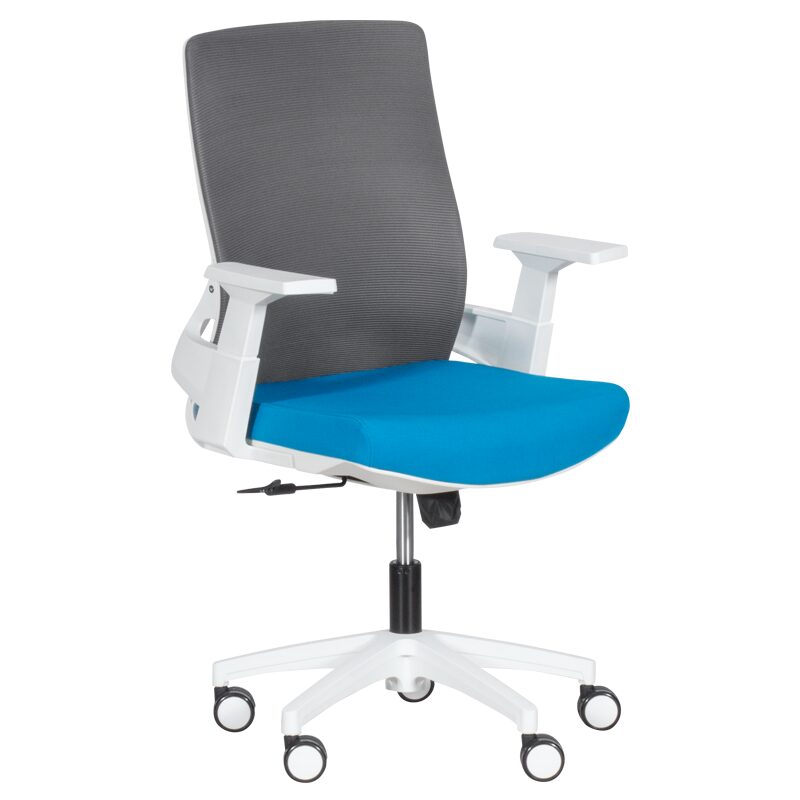 Работен офис стол 7547 – син-сив