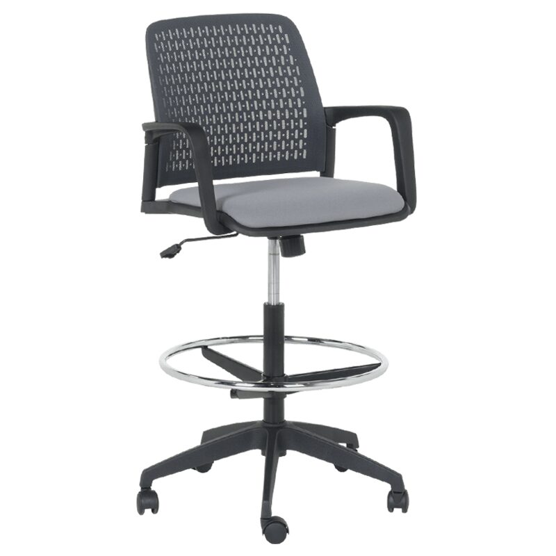 Работен офис стол 7556 – сив