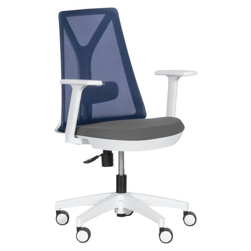 Работен офис стол 7565 – сив