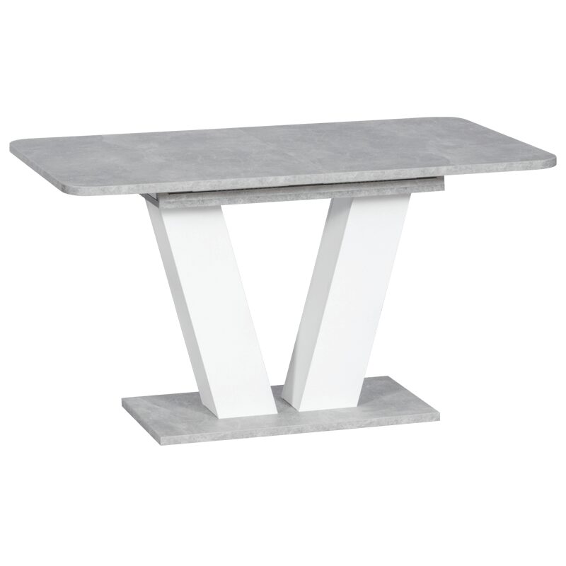 Разтегателна трапезна маса ALARA – бяла