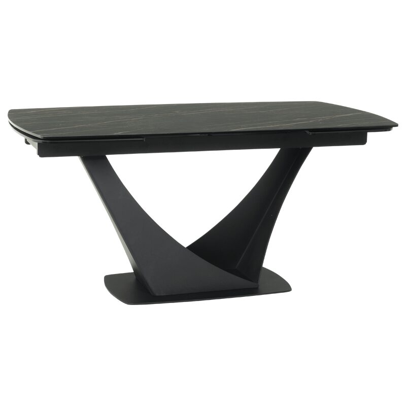 Разтегателна трапезна маса BOREK – черна