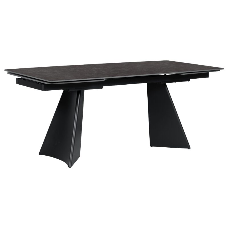 Разтегателна трапезна маса CARORA – черна