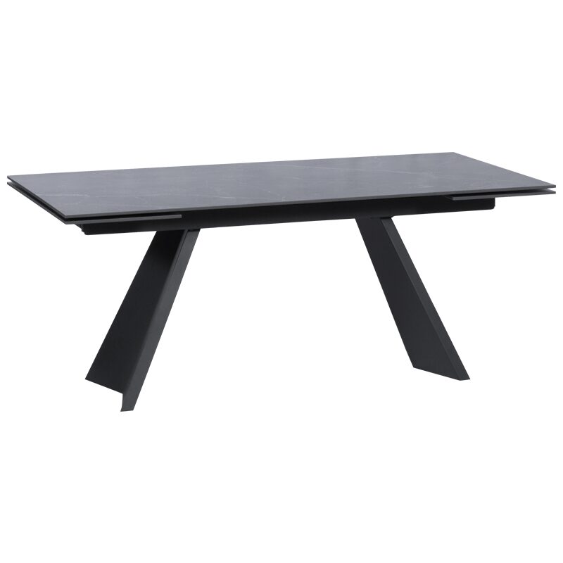 Разтегателна трапезна маса GLOGOW – черна