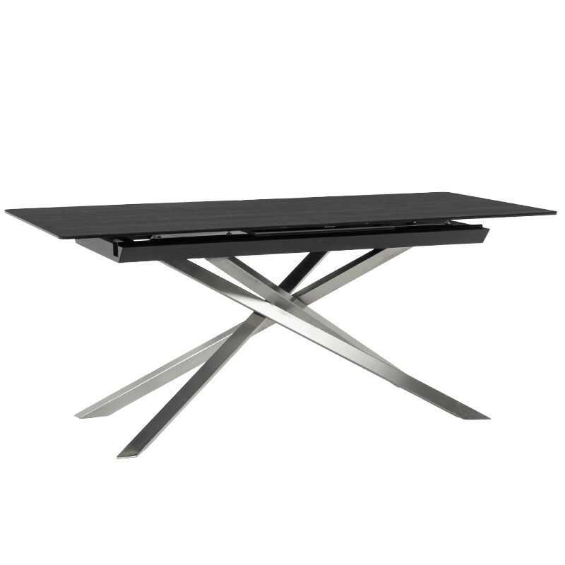 Разтегателна трапезна маса KIKOL – кафява