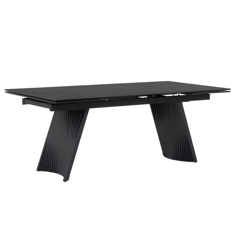 Разтегателна трапезна маса KOWAL – черна