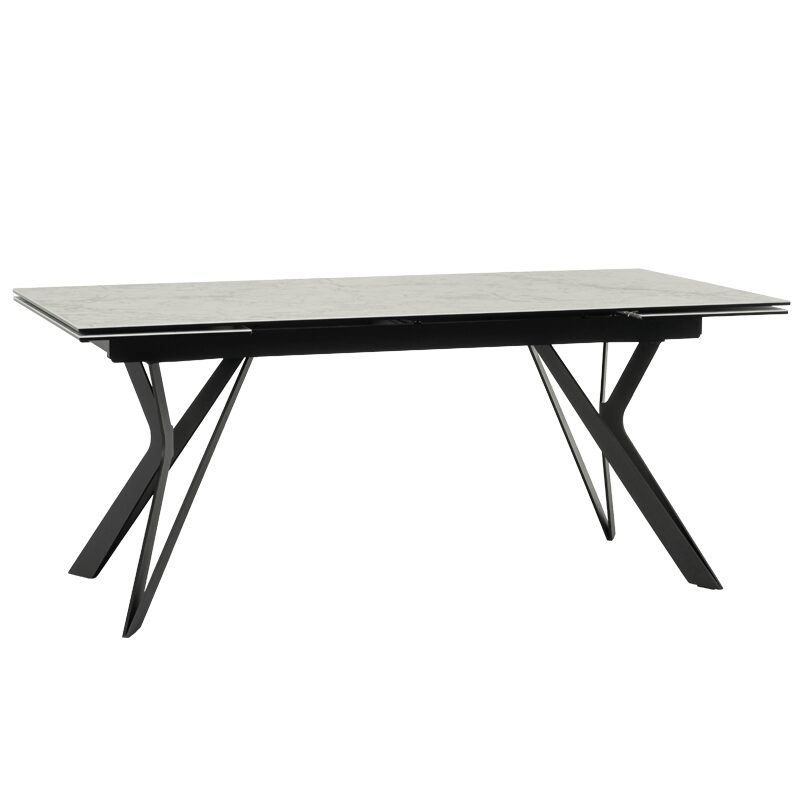 Разтегателна трапезна маса MARKI – бяла