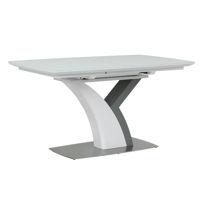 Разтегателна трапезна маса OMIS – бяла