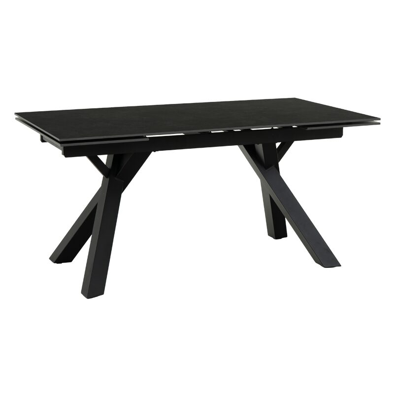 Разтегателна трапезна маса OPOLE – тъмносива