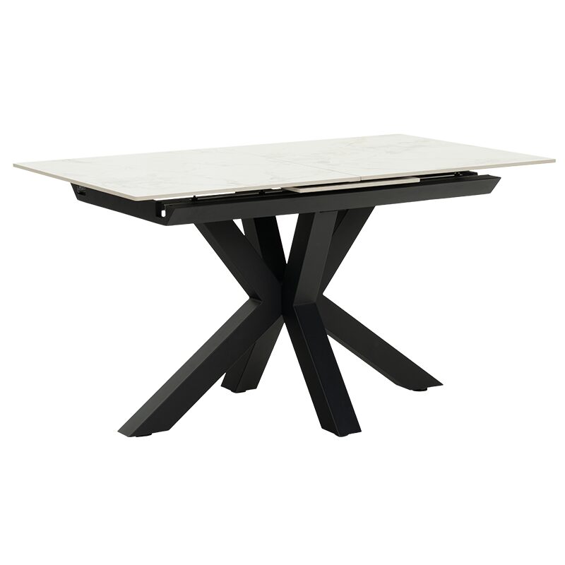 Разтегателна трапезна маса STARGARD – бял гланц