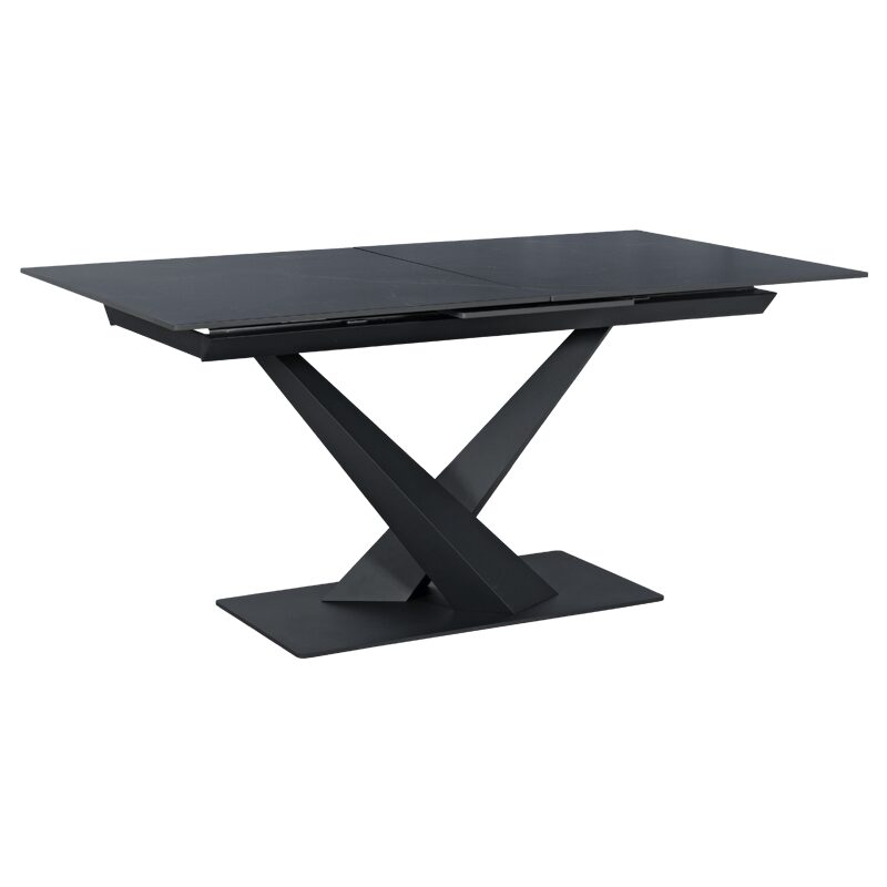 Разтегателна трапезна маса TINACO – черна