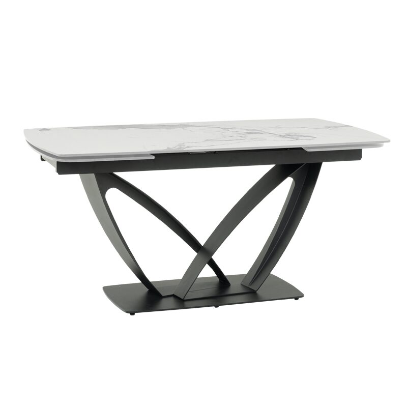 Разтегателна трапезна маса TORUN – бяла