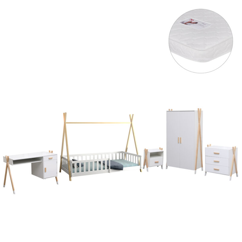 , CHILDREN’S ROOM 6PCS SET PACK PASCHAL, Бял, ПДЧ