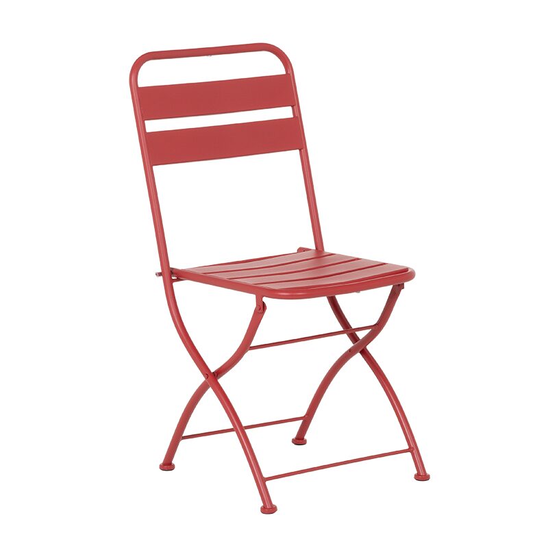 Сгъваем кетъринг стол YOM – червен