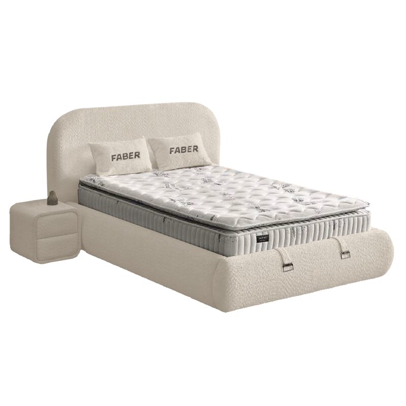 Тапицирана спалня с матрак FABER 120 х 200 – лате 06