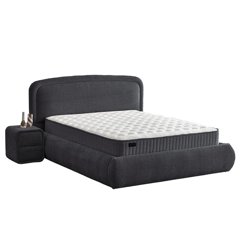 Тапицирана спалня с матрак NOVA 160 х 200 – сив 18