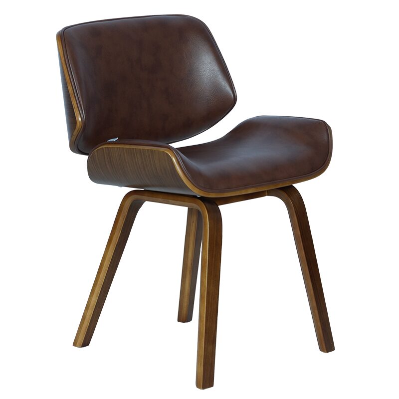 Трапезен стол 9976 – орех-искрящо кафяв