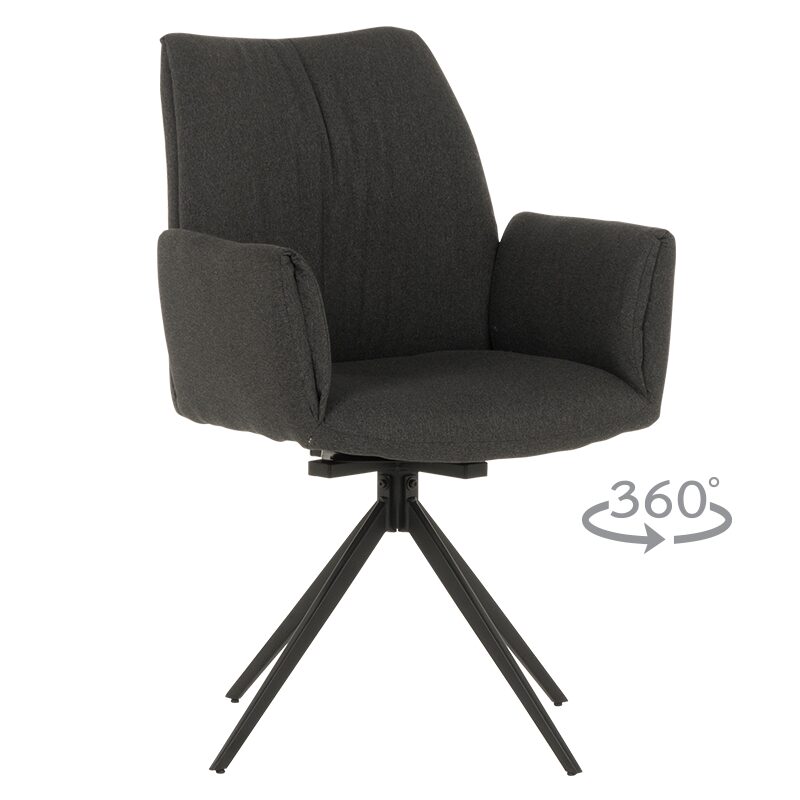 Трапезен стол COMO – тъмносив