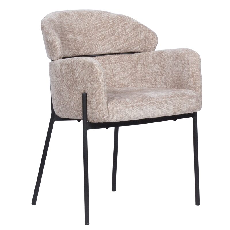 Трапезен стол CROTONE – светлобежов