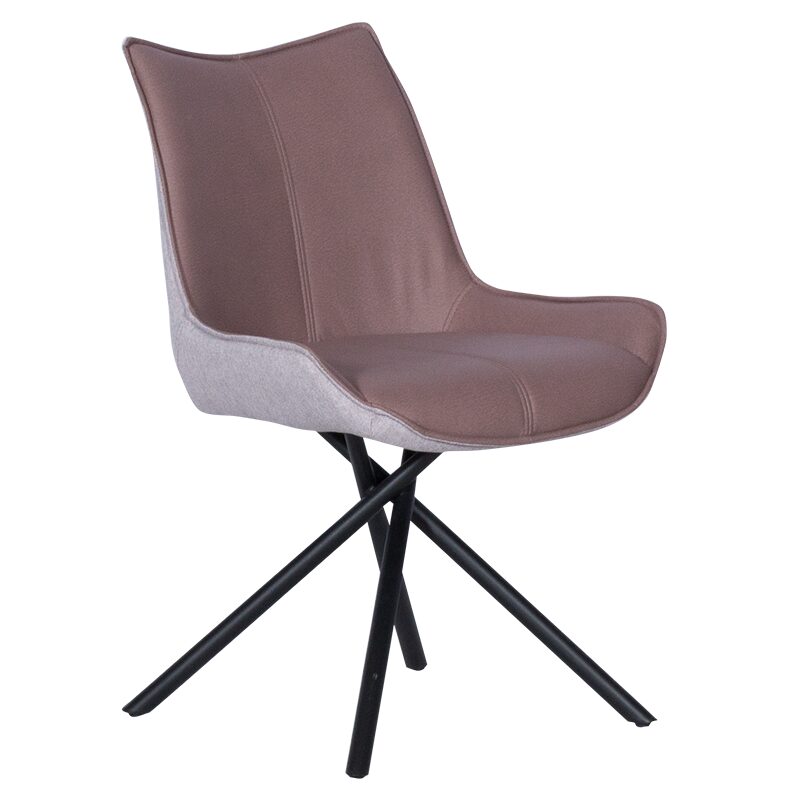 Трапезен стол HALTON – кафяв Dх-035