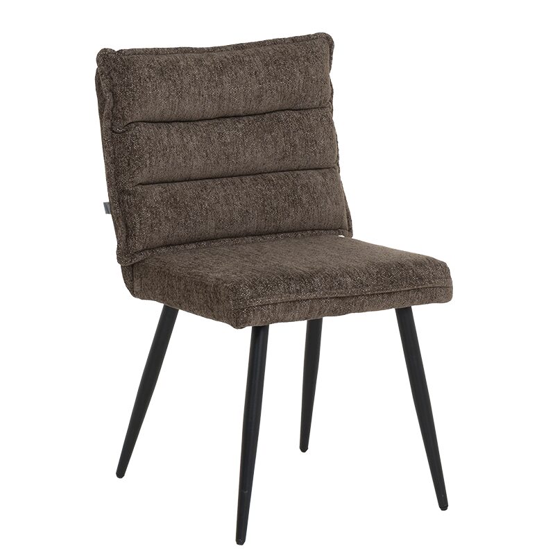 Трапезен стол IKSAN – тъмнокафяв R45