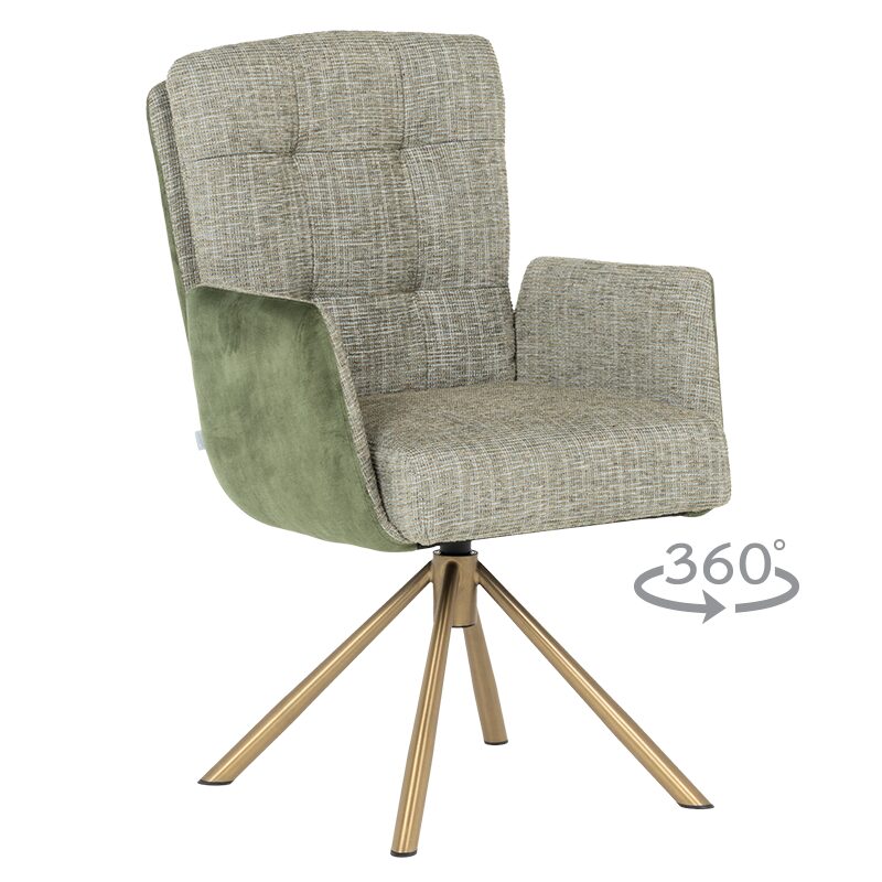 Трапезен стол KEILA 4 – зелен