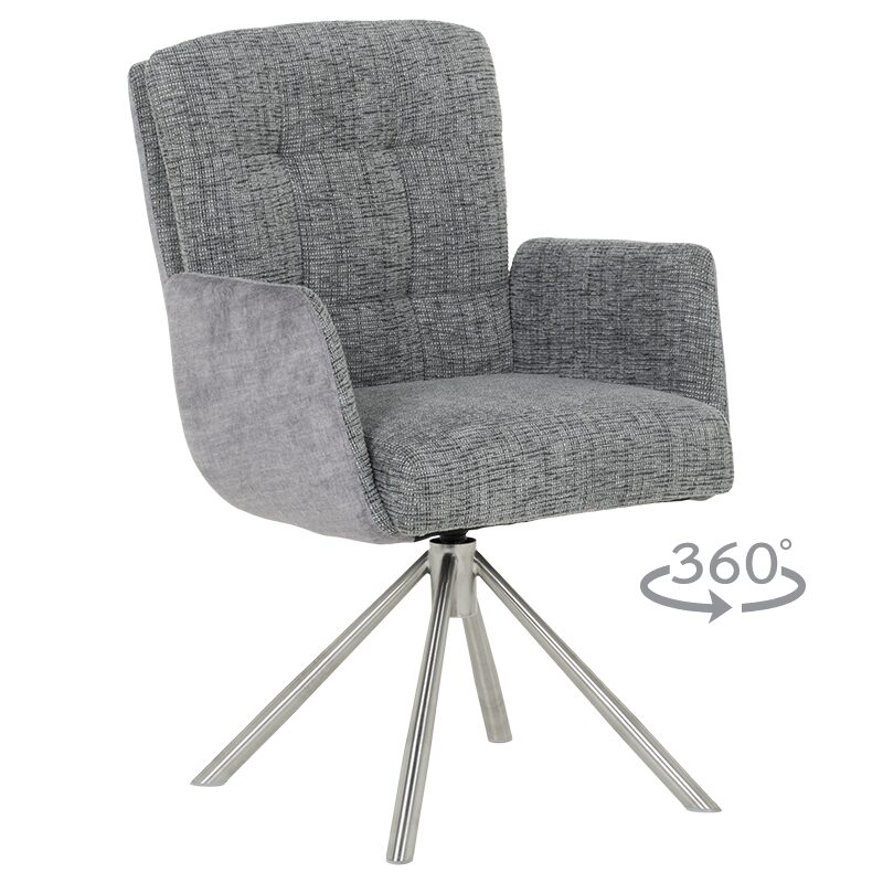 Трапезен стол KEILA – сив