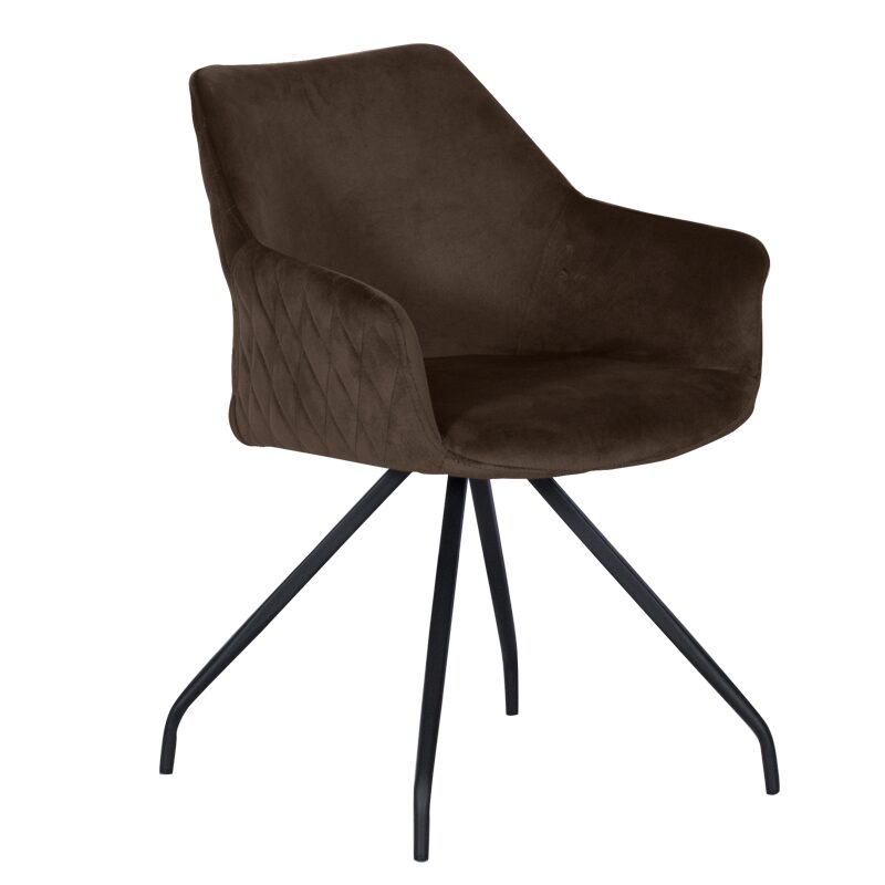 Трапезен стол KENDAL – кафяв BF 2