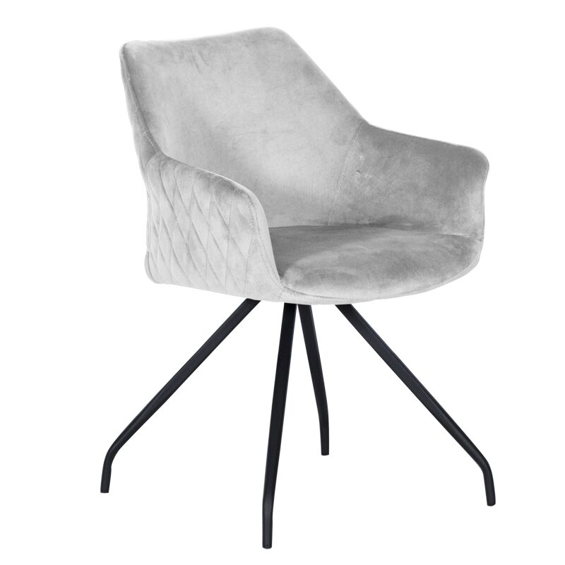 Трапезен стол KENDAL – светлосив BF 2