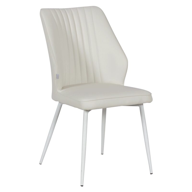 Трапезен стол LAREDO 3 Y силиконова кожа – шампанско 02