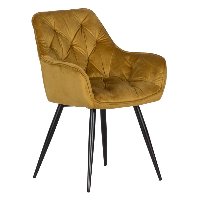 Трапезен стол LATINA – жълт