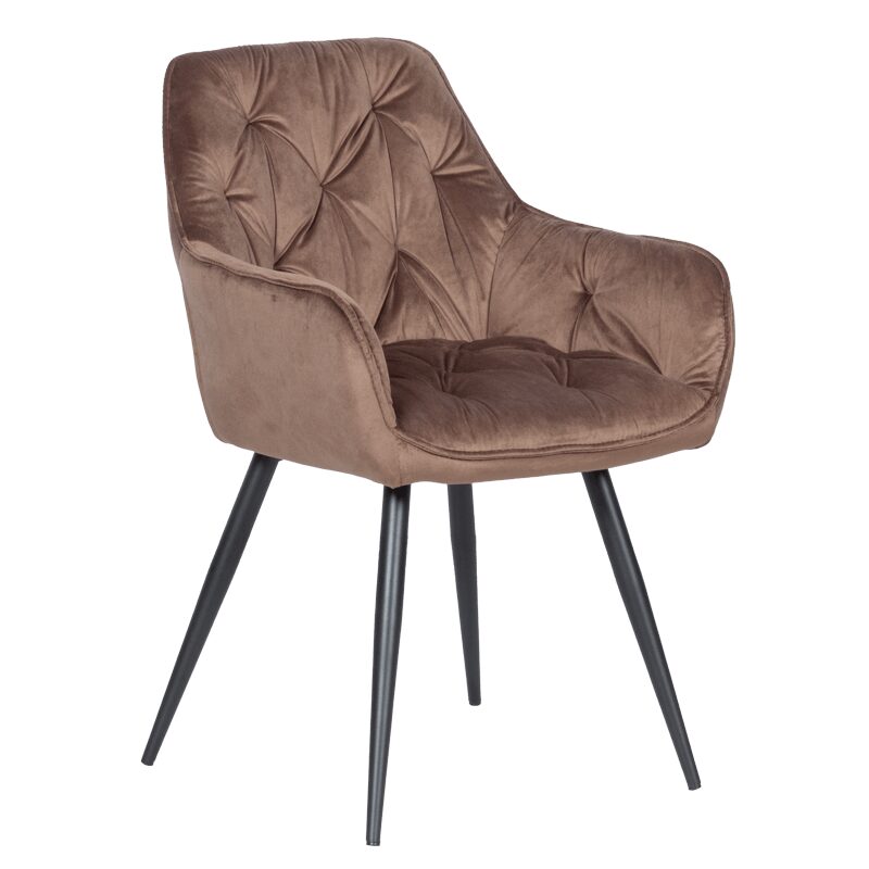 Трапезен стол LATINA – кафяв