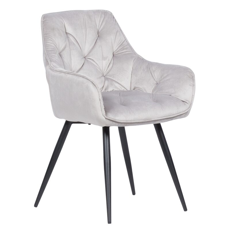 Трапезен стол LATINA – светлосив