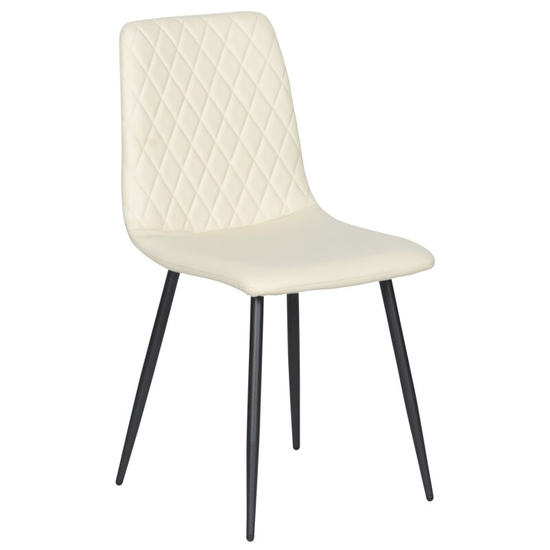 Трапезен стол MONZA еко кожа – крем