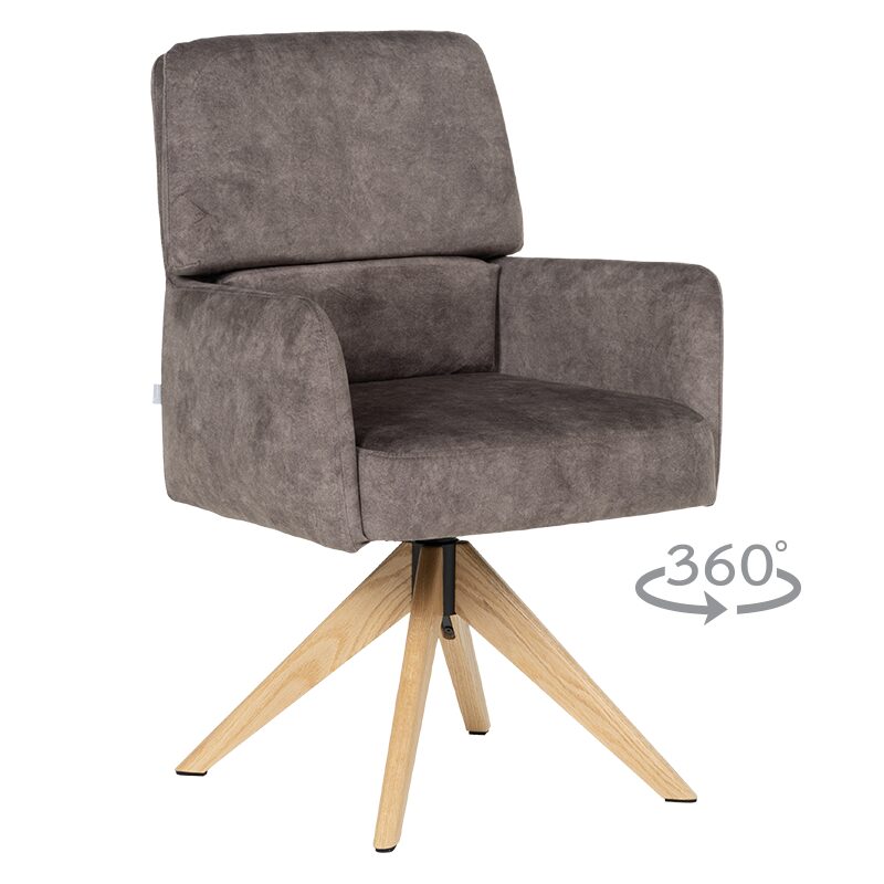 Трапезен стол NARVA W – тъмнобежов