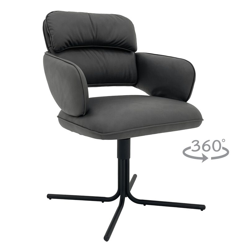 Трапезен стол RAKVERE – тъмносив 11