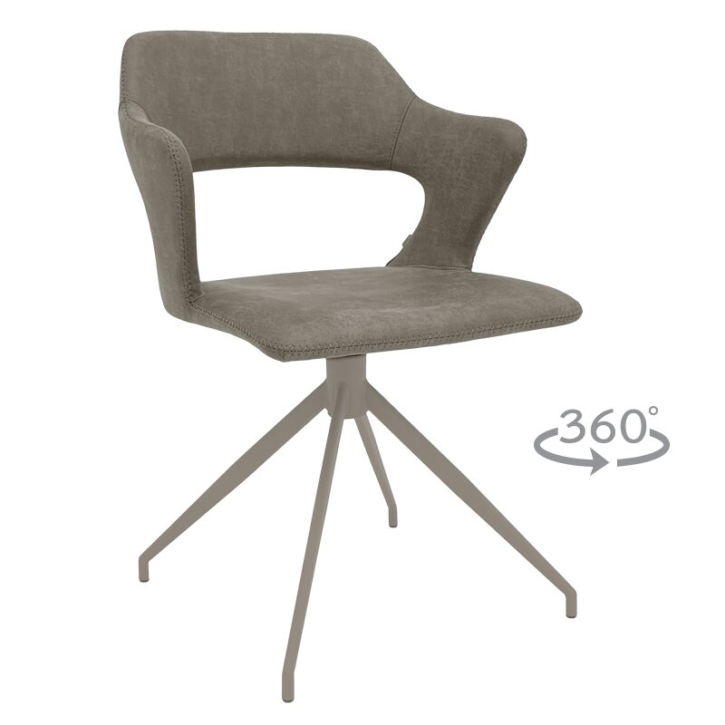 Трапезен стол RAPLA 1 – сив 108