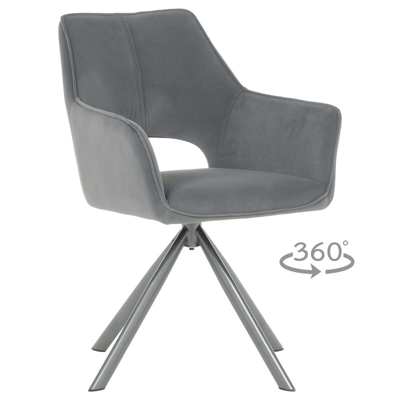 Трапезен стол READING 2 – сив MJ 3