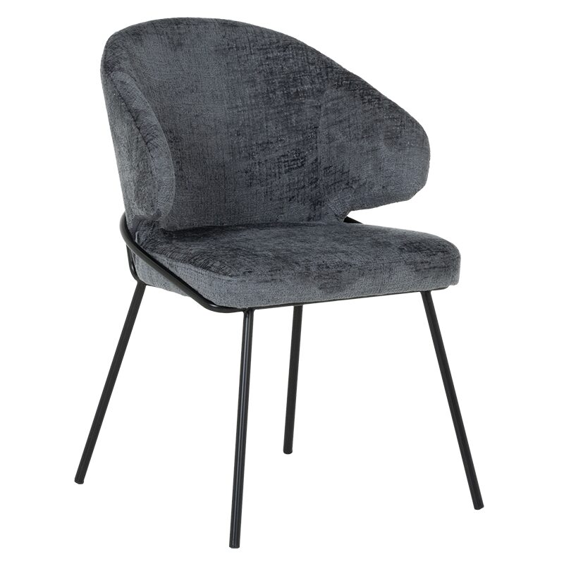 Трапезен стол RENO – сиво-син