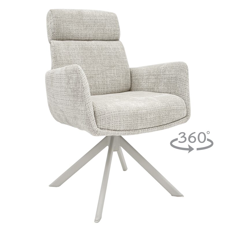 Трапезен стол TORVA 6 – бял 01