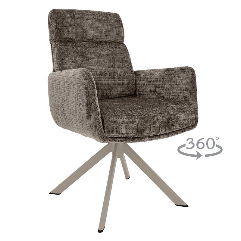 Трапезен стол TORVA – бежов 24