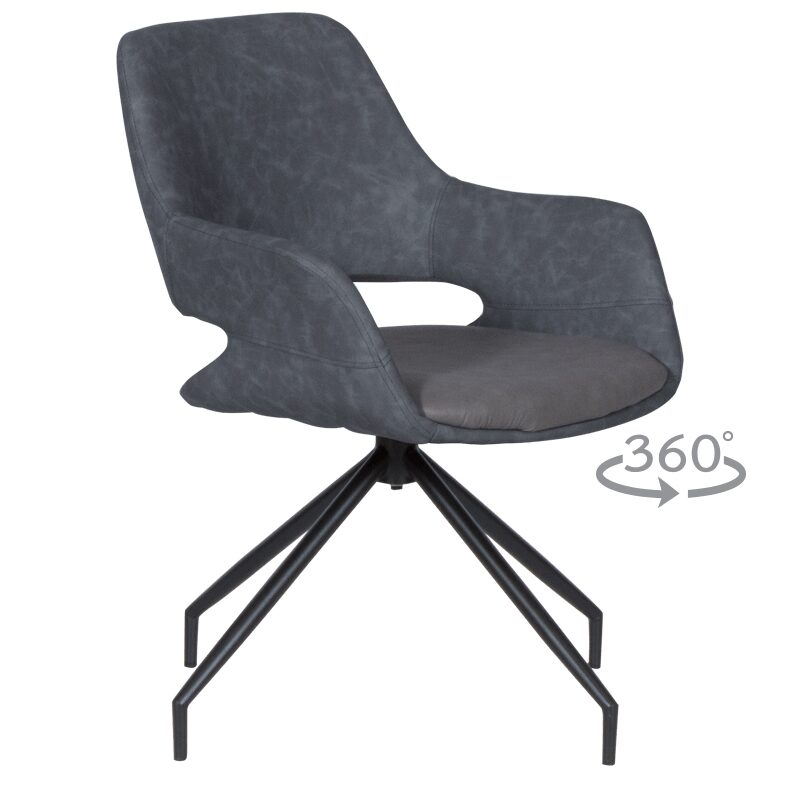 Трапезен стол TOTNES -1 – сив SF 2