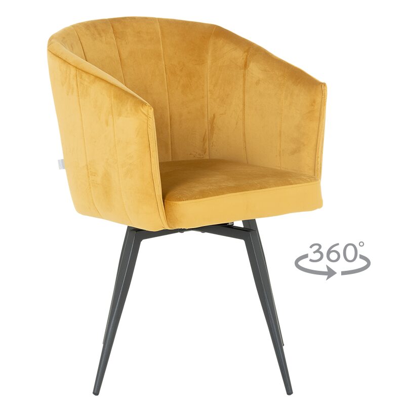 Трапезен стол VENICE – жълт