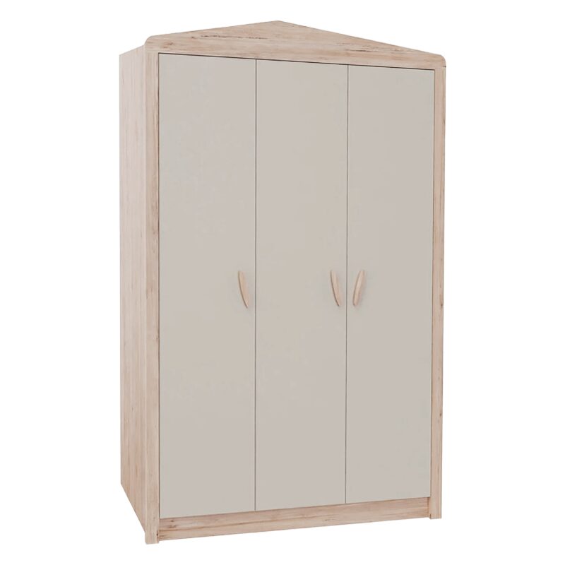 Трикрилен детски гардероб MY HOUSE