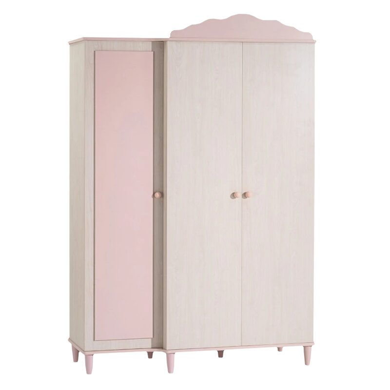 Трикрилен детски гардероб POLLINA