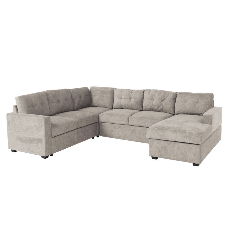 Ъглов разтегателен диван IKELA – бежов