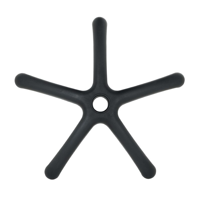 Звезда за детски стол – 250 мм – полипропилен – черна