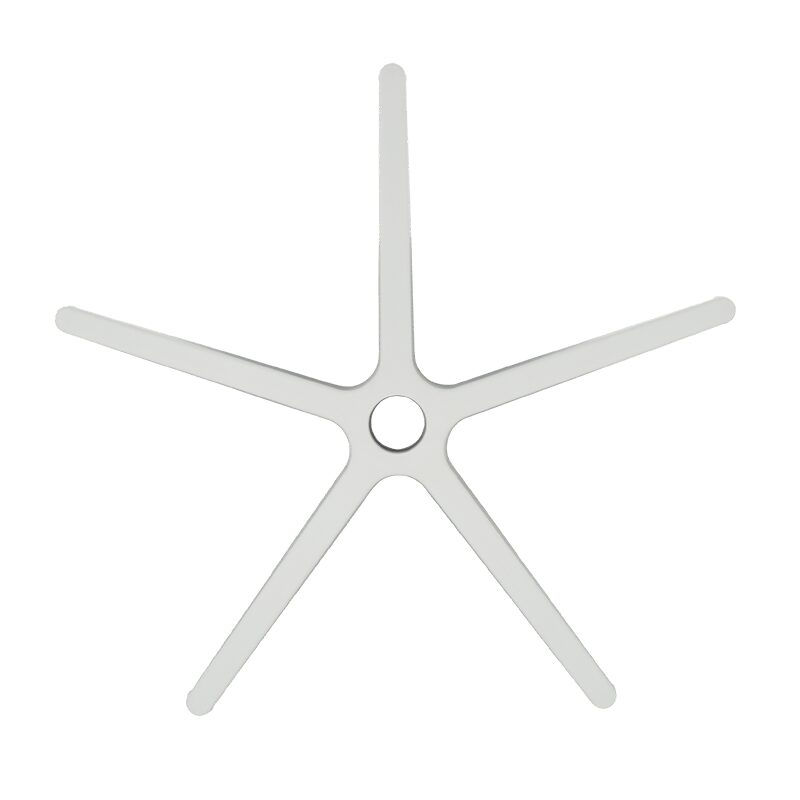 Звезда за офис стол – 300 мм – полипропилен – бяла
