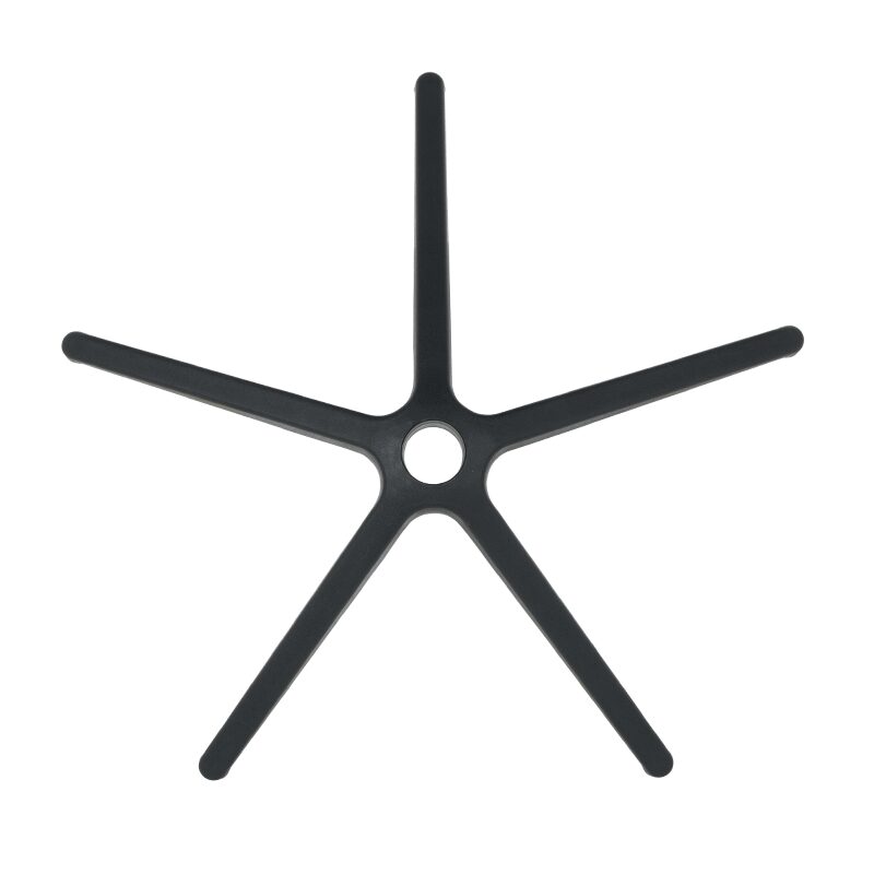 Звезда за офис стол – 300 мм – полипропилен – черна