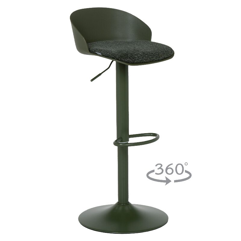 Бар стол ARELATE – тъмнозелен