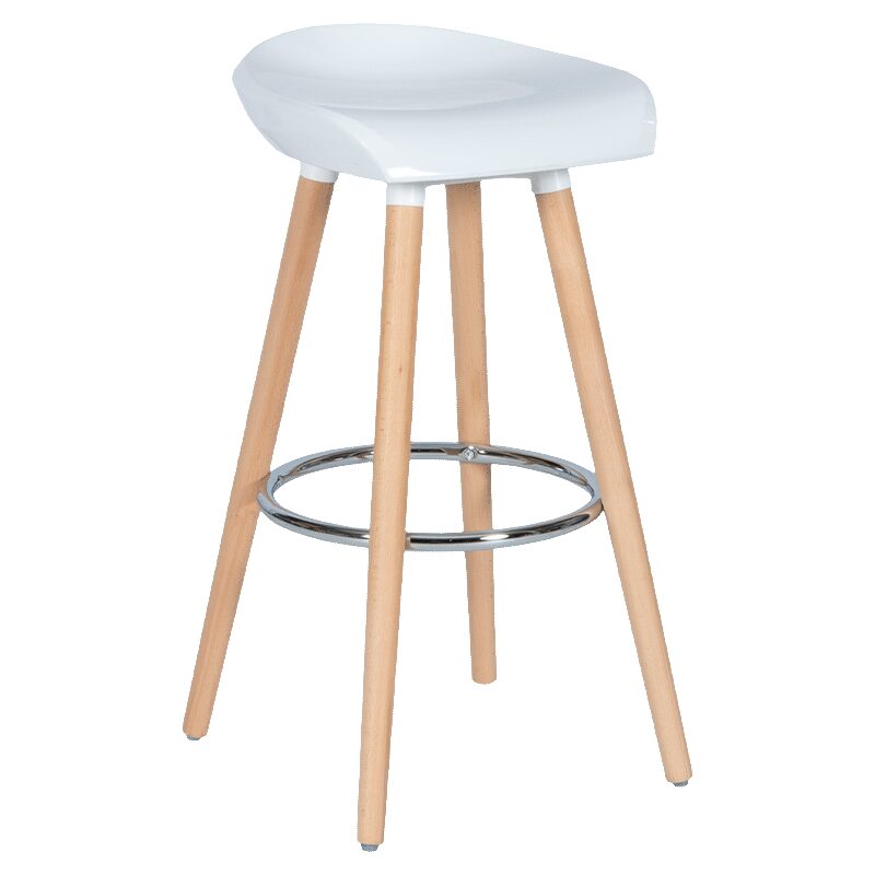 Бар стол ERIDU – бял